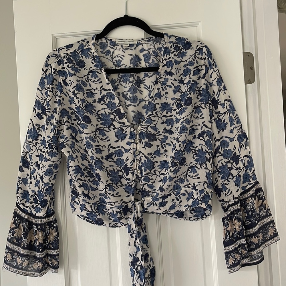 American Eagle Boho short top